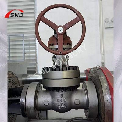 API600 Industrial Water Gate Valve with 18 Months Warranty and WCB Carbon Steel Construction