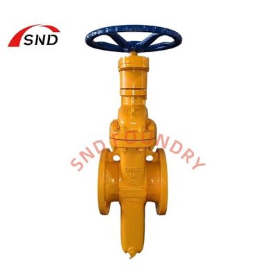 PN10-PN50 Pressure WCB Flange Gate Valve with Handwheel Operation and Corrosion Resistant Coating