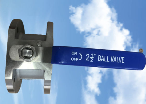 SS316 PN6 DN65 Stainless Valves Flange Connection