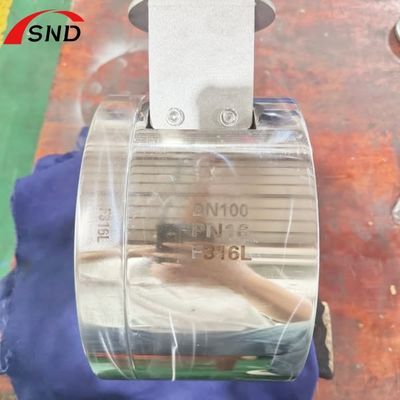 DN100 PN16 Stainless Steel Ball Valve 316L Flanged Normal Temperature